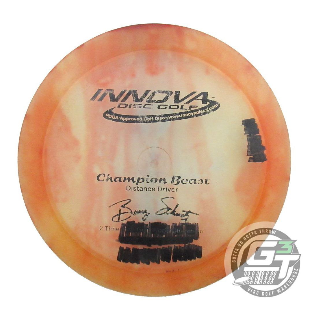 USED Innova Champion Boss 174g Peach HOME DYED Distance Driver Golf Disc