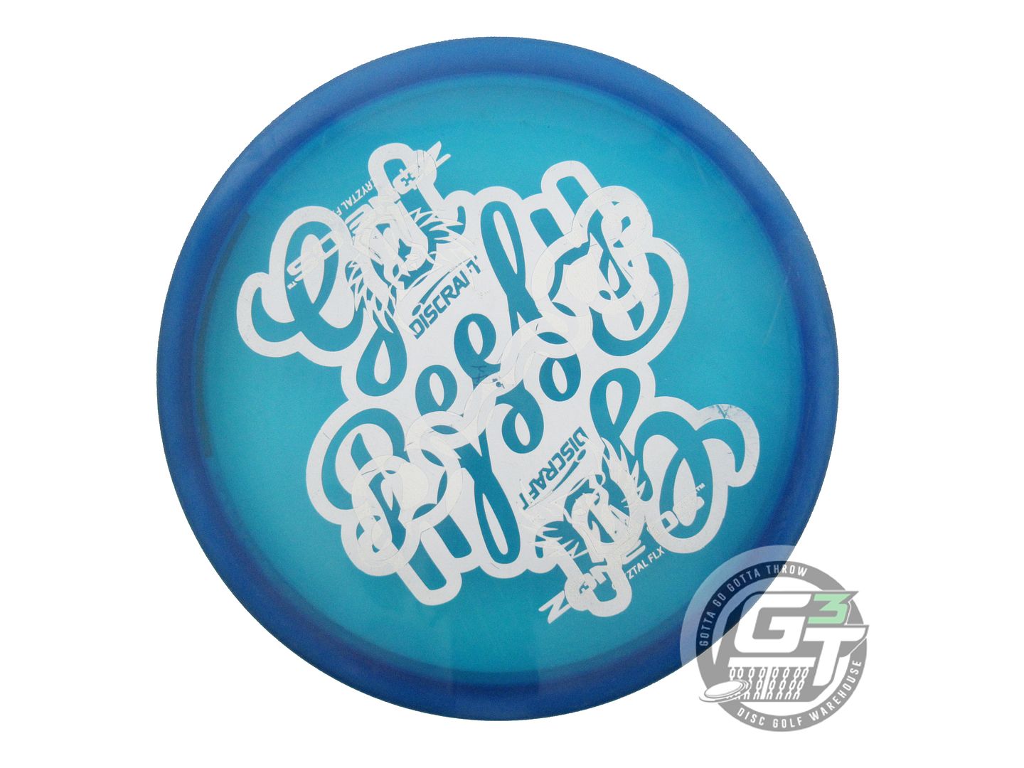 USED Discraft X-OUT CryZtal FLX Zone OS 174g Blue Putter Disc