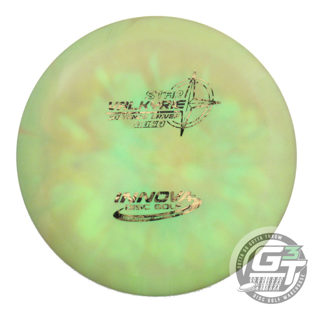 USED Innova Star Valkyrie 159g Lime HOME DYED Distance Driver Golf Disc
