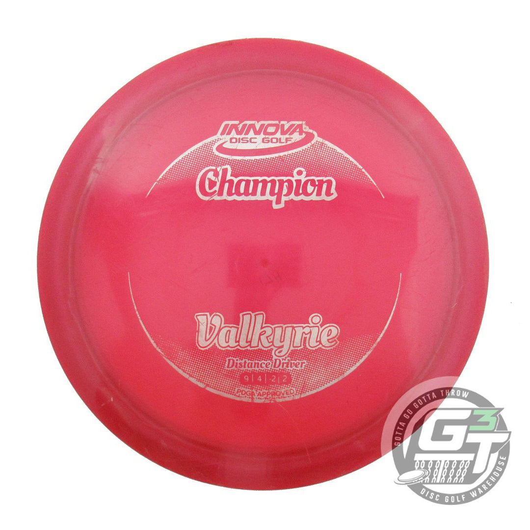 USED Innova Champion Valkyrie 174g Red Silver Holo Foil Distance Driver Disc