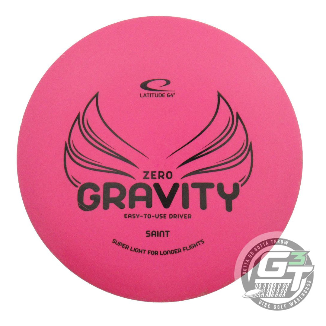 USED Latitude 64 Zero Gravity Saint 126g Pink Black Stamp Fairway Driver Disc