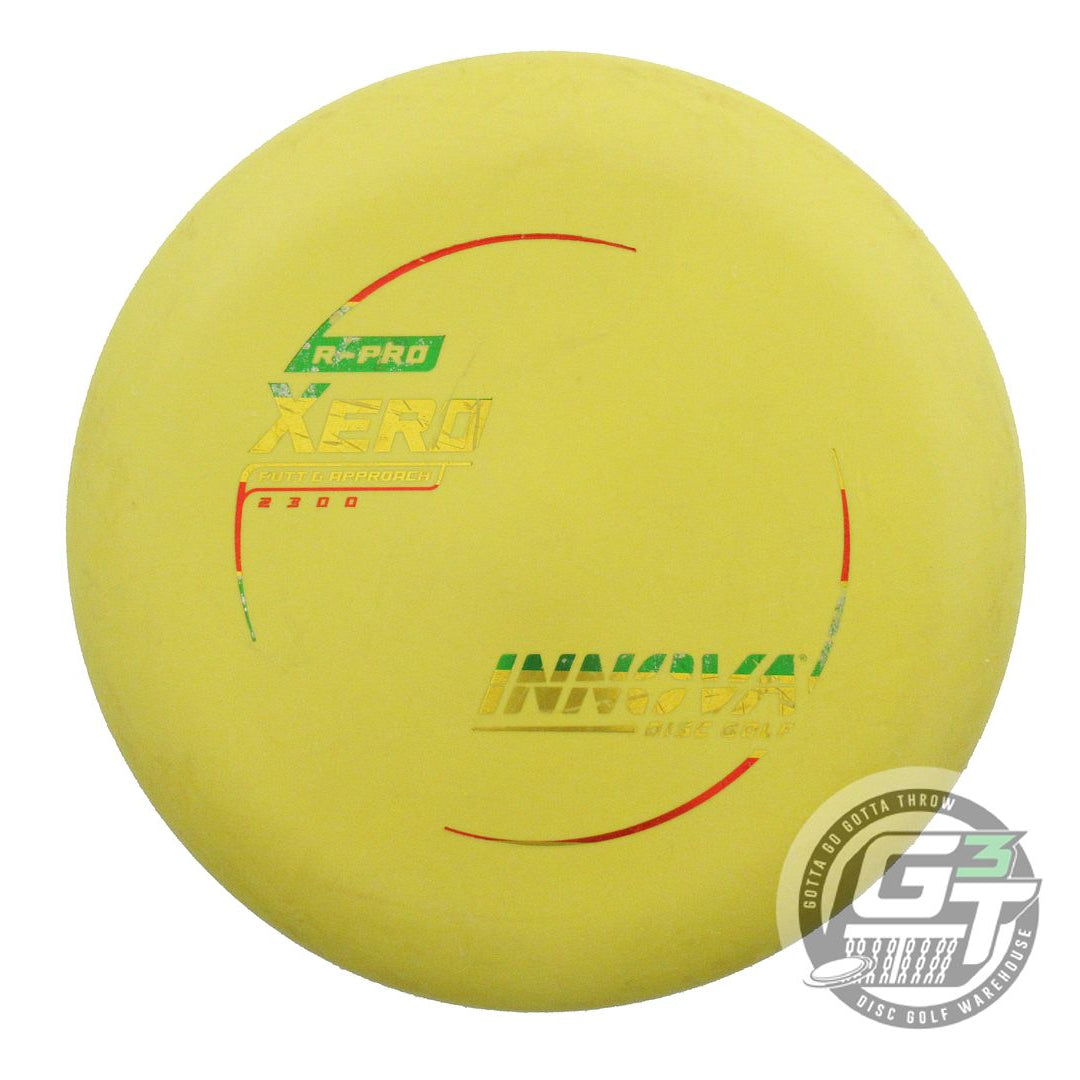 USED Innova R-Pro Xero 169g Yellow Rasta Foil Putter Golf Disc