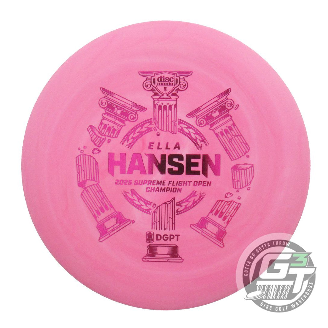 Discmania Limited Edition Triumph Series Ella Hansen 2025 Supreme Flight Open Swirl D-Line Flex 2 P2 Pro Putter Golf Disc (Individually Listed)