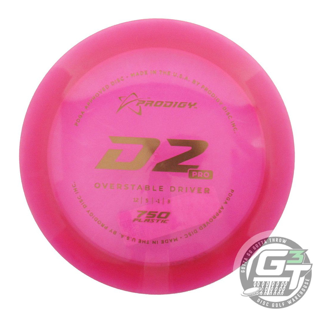 Prodigy 750 Series D2 Pro Distance Driver Golf Disc (Individually Listed)
