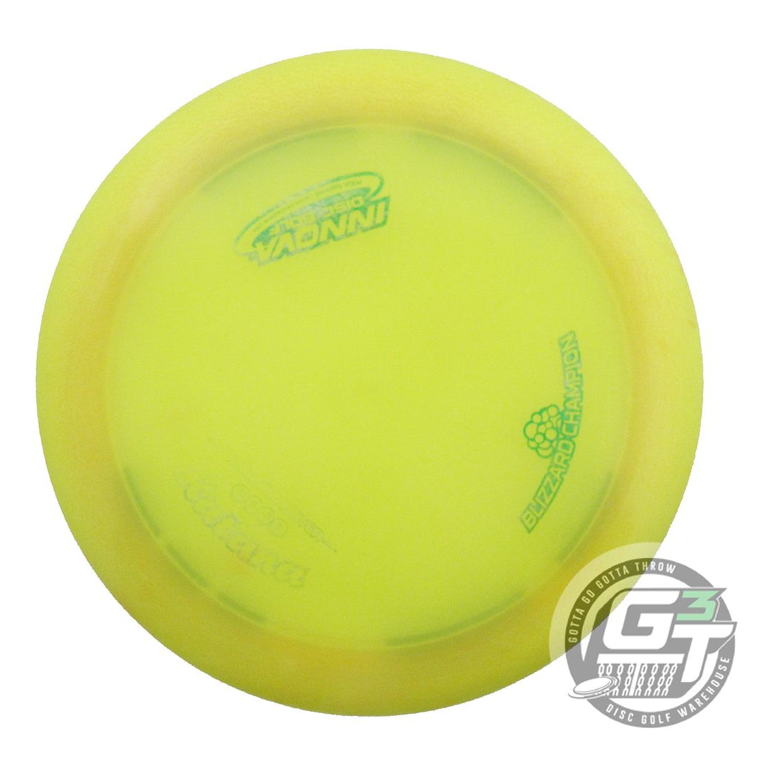 USED Innova Blizzard Katana 157g Yellow Green Foil Distance Driver Golf Disc