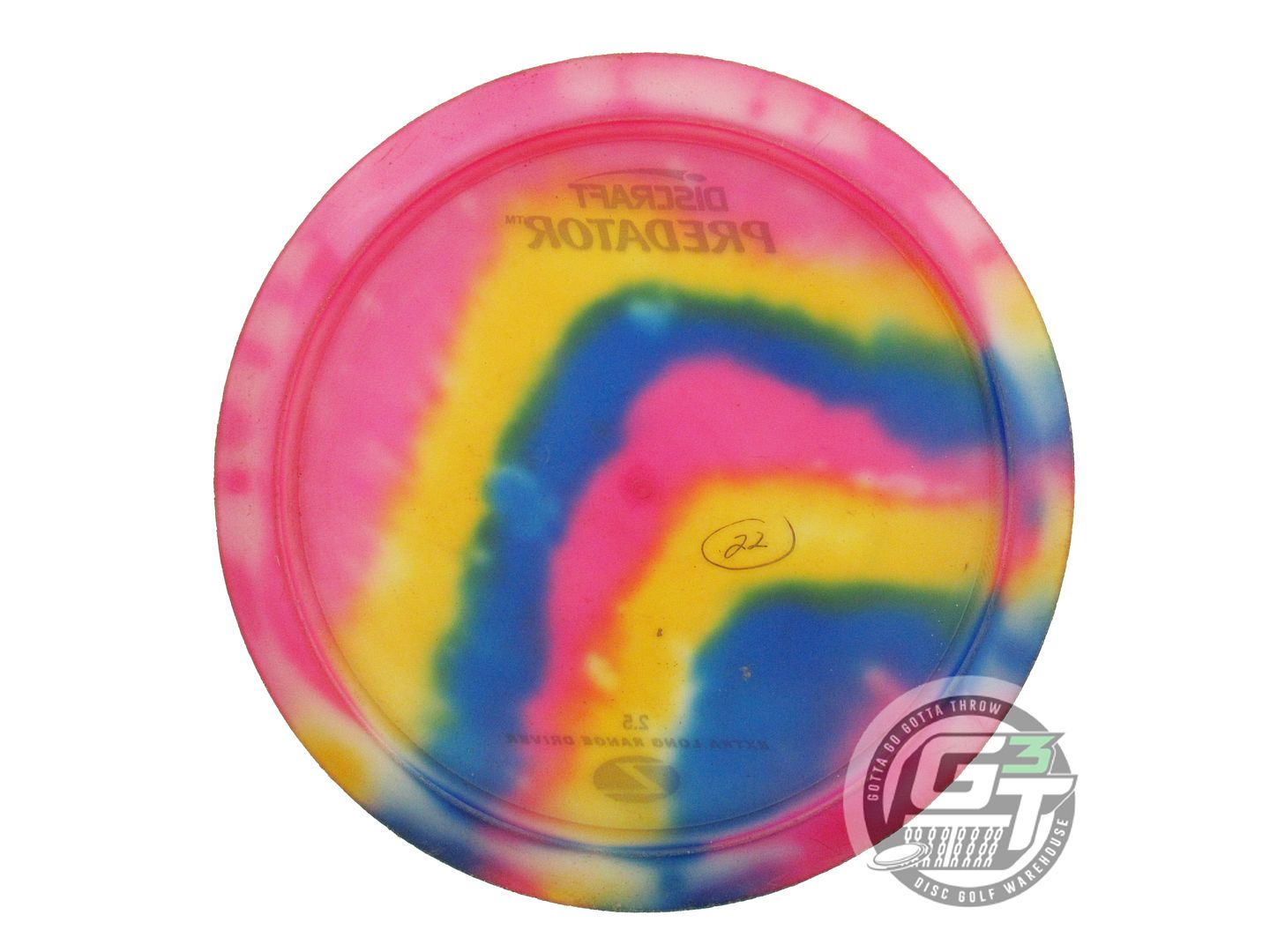 USED Discraft FlyDye Z Predator 170g Zig Zag Fairway Driver Golf Disc