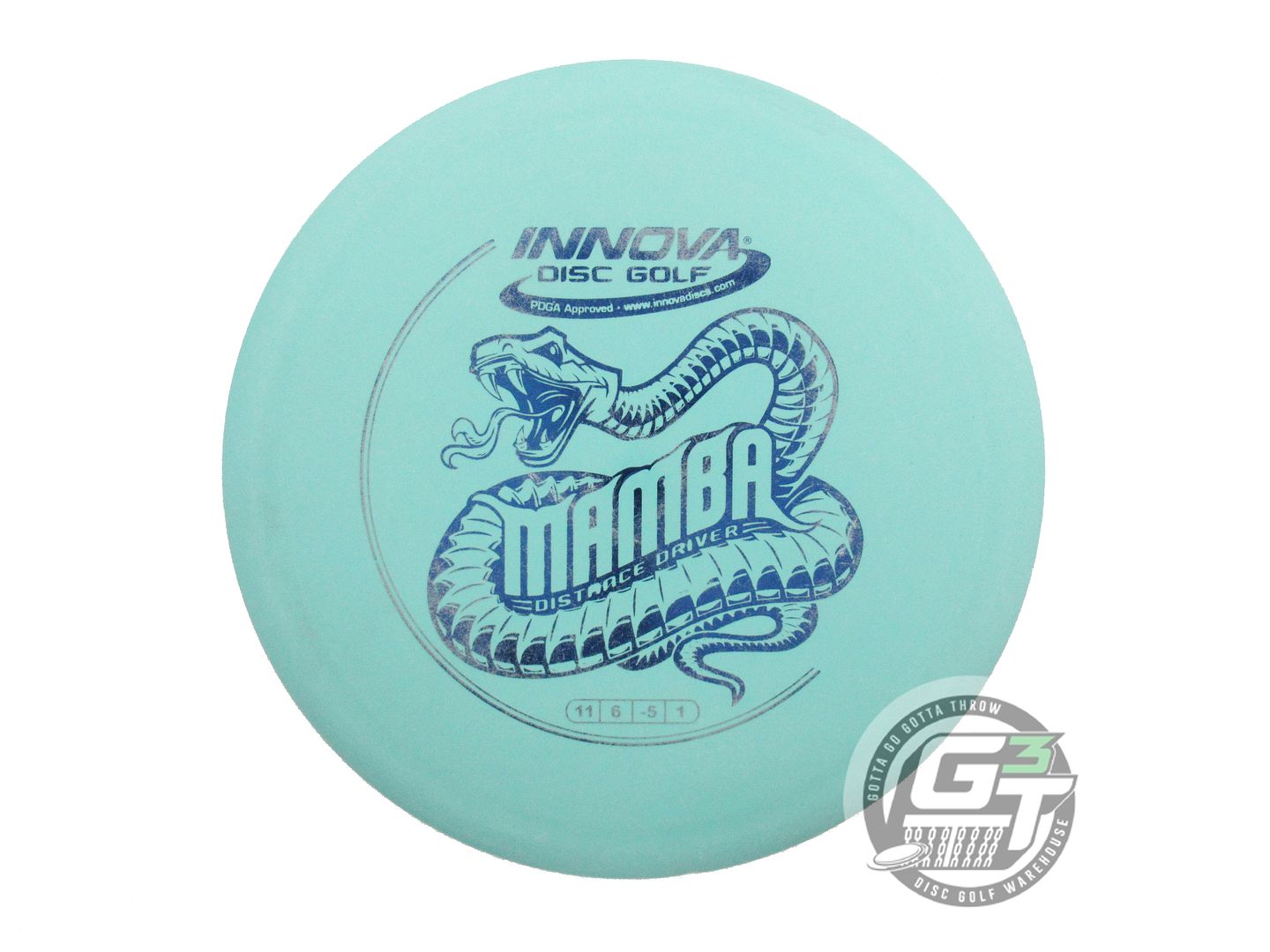 USED Innova DX Mamba 171g Seafoam Blue Foil Distance Driver Golf Disc