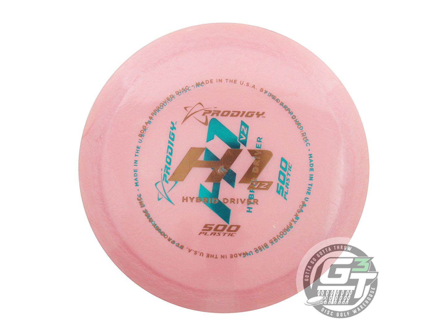 USED Prodigy Discs X-OUT 500 H1 V2 174g Pink Hybrid Driver Golf Disc