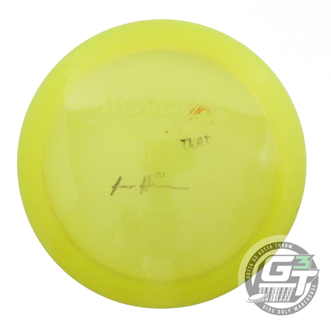 USED Innova Champion Mamba 175g Yellow Wiped Stamp Distance Driver Golf Disc