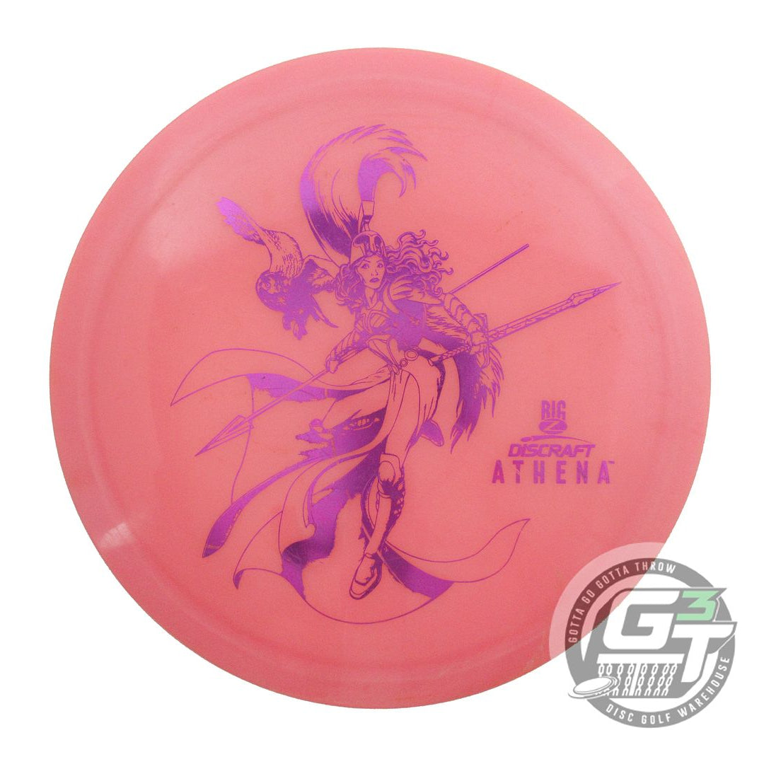 USED Discraft Big Z Athena 176g Pink Purple Foil Driver Golf Disc