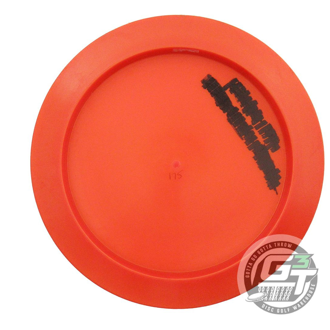 USED Discraft Titanium Nuke SS 175g Orange EMBOSSED Distance Driver Golf Disc