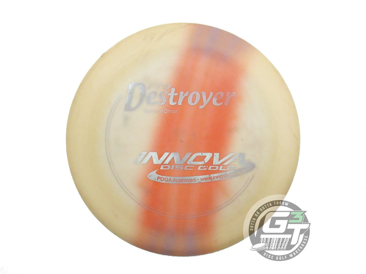 USED Innova I-DYE Pro Destroyer 168g Stripes PFN Distance Driver Golf Disc