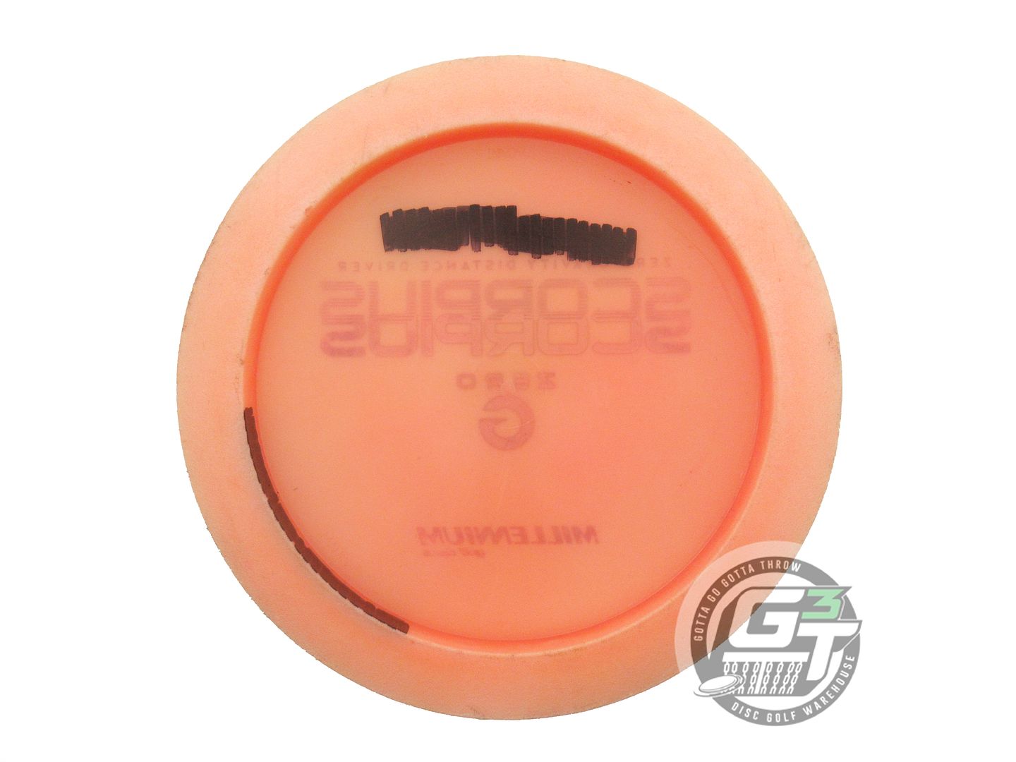 USED Millennium Zero-G Quantum Scorpius 162g Peach Purple Foil Driver Golf Disc