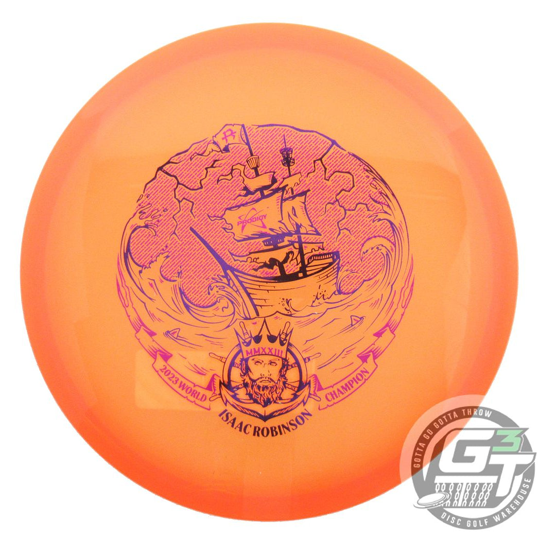 Prodigy Limited Edition Isaac Robinson 2023 PDGA World Champion Smuggler's Pursuit Stamp 400 Series Archive Midrange Golf Disc (Individually Listed) - Gotta Go Gotta Throw
