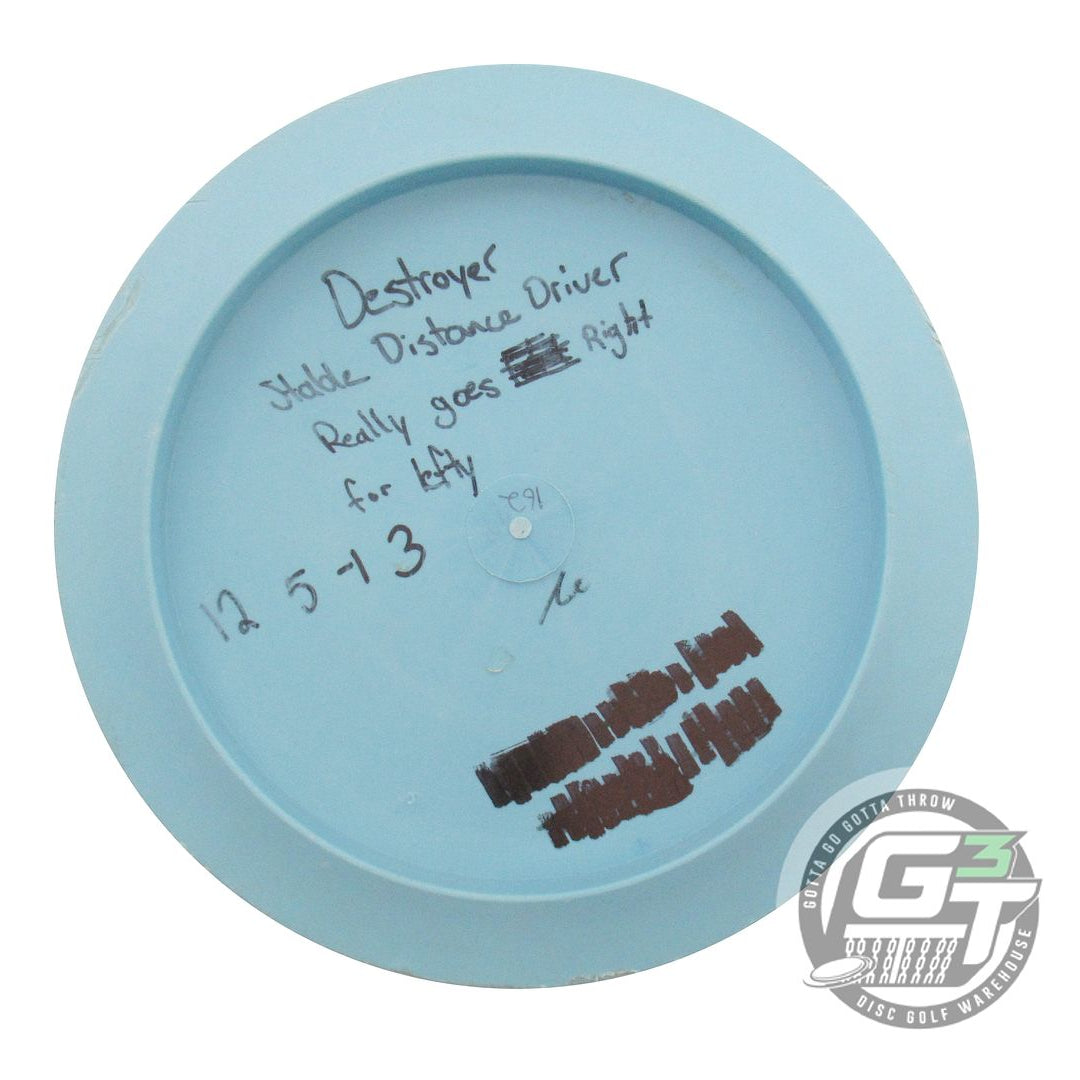 USED Innova X-OUT DX Destroyer 162g Sky Blue Distance Driver Golf Disc
