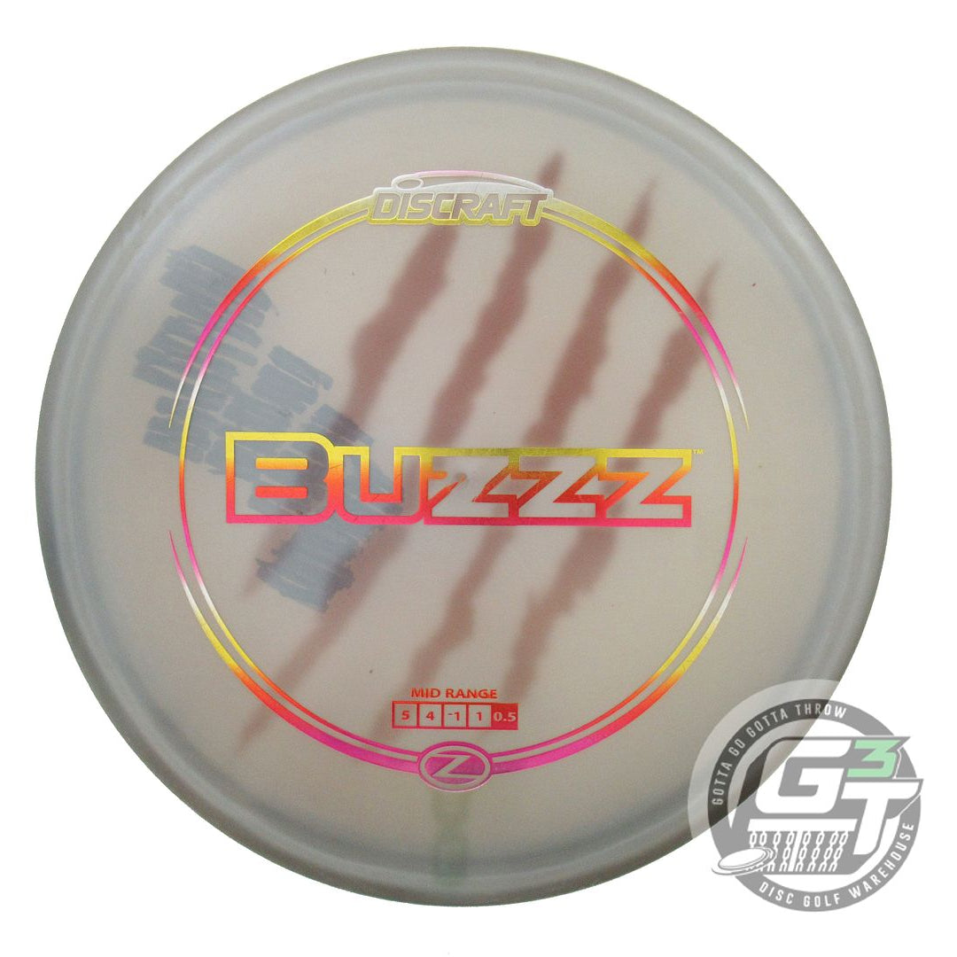 USED Discraft Z Buzzz 180g Gray Sunset Foil HOME DYED Midrange Golf Disc