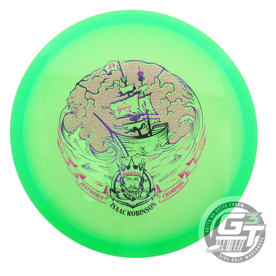 Prodigy Limited Edition Isaac Robinson 2023 PDGA World Champion Smuggler's Pursuit Stamp 400 Series Archive Midrange Golf Disc (Individually Listed) - Gotta Go Gotta Throw