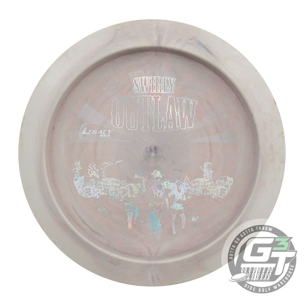 USED Legacy Discs Icon Outlaw 168g Gray Silver Holo Distance Driver Golf Disc