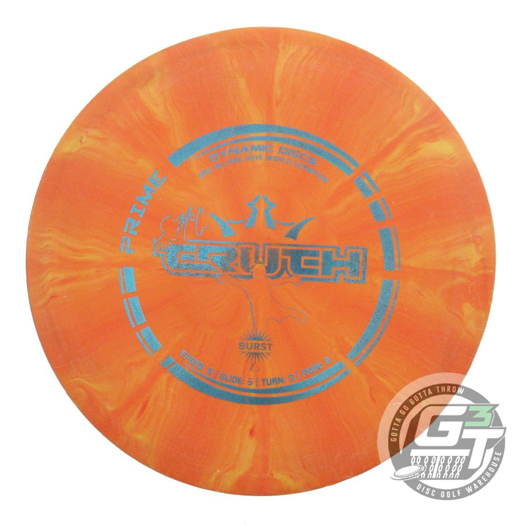USED Dynamic Discs Prime Burst EMAC Truth 178g Orange Blue Foil Midrange Dsic