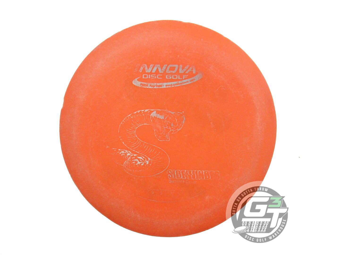 USED Innova DX Shark 166g Orange Silver Foil Midrange Golf Disc