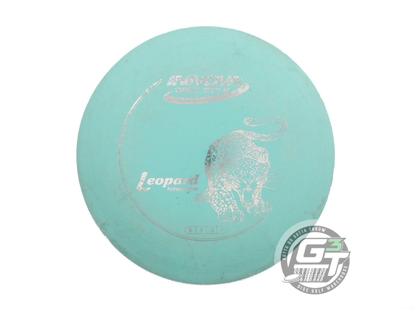 USED Innova DX Leopard 148g Seafoam Silver Foil Fairway Driver Golf Disc