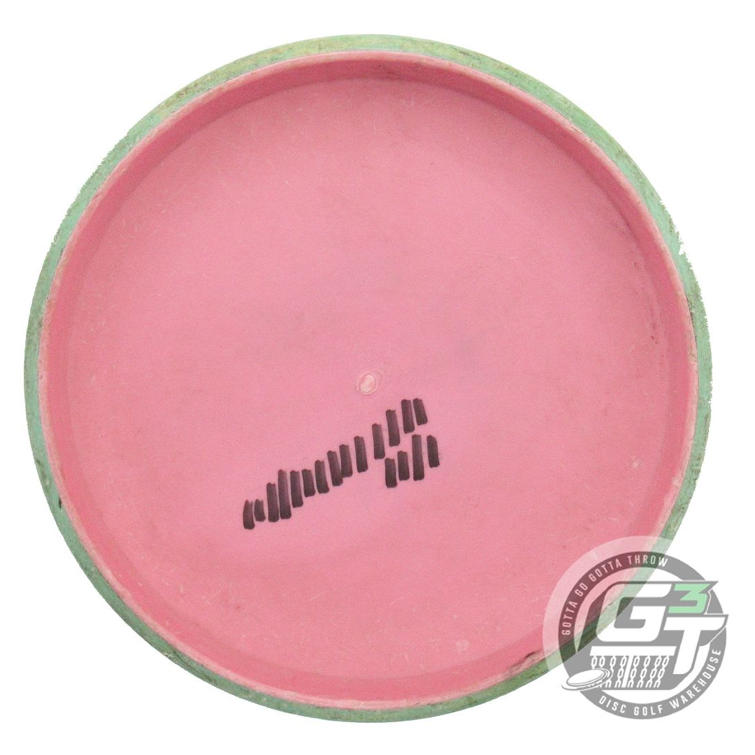 USED Axiom Discs Electron Soft Pixel 172g Pink Green Rim Putter Golf Disc