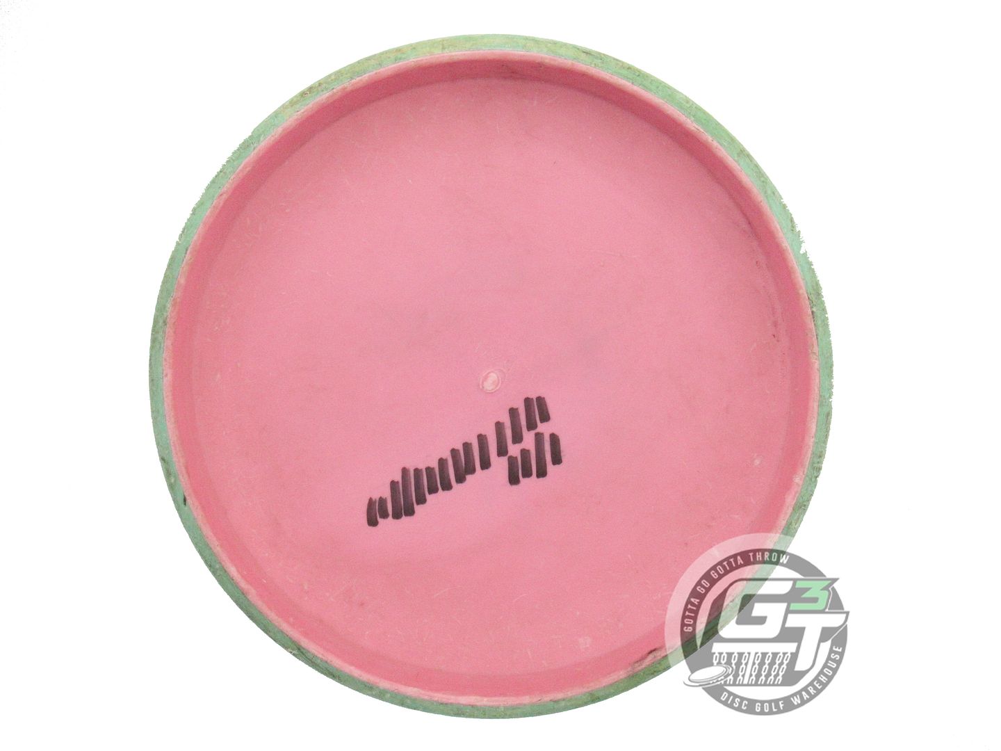 USED Axiom Discs Electron Soft Pixel 172g Pink Green Rim Putter Golf Disc