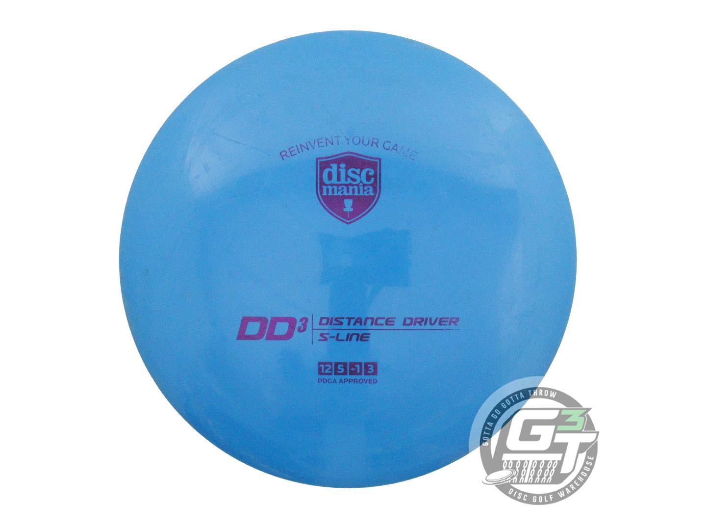 USED DiscMania S-Line DD3 174g Blue Purple Foil Distance Driver Golf Disc