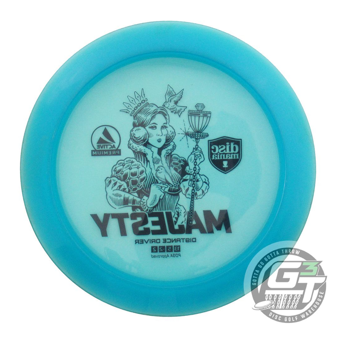 USED DiscMania Active Premium Majesty 173g Teal Black Stamp Driver Golf Disc