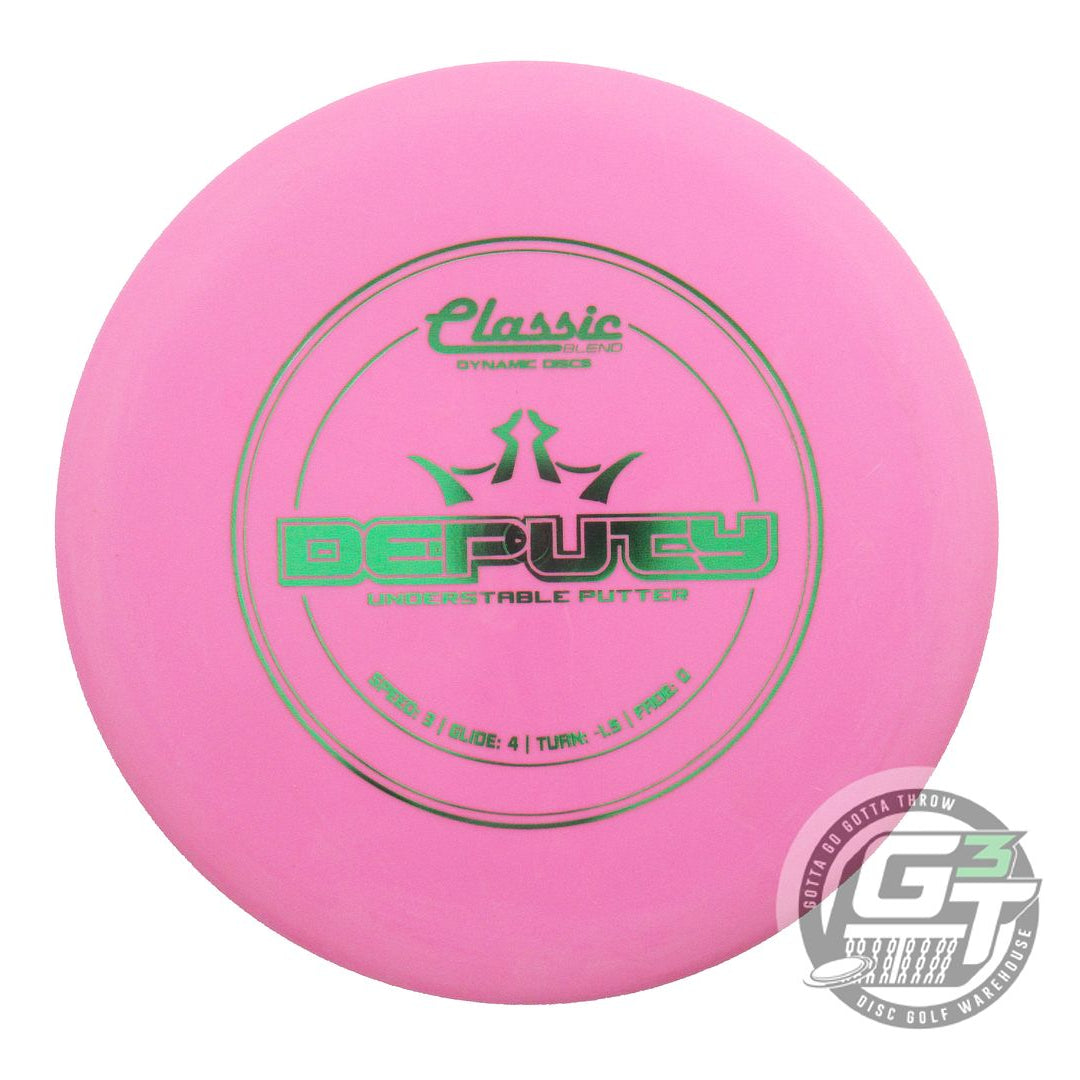 Dynamic Discs Classic Blend Deputy Putter Golf Disc (Individually Listed)
