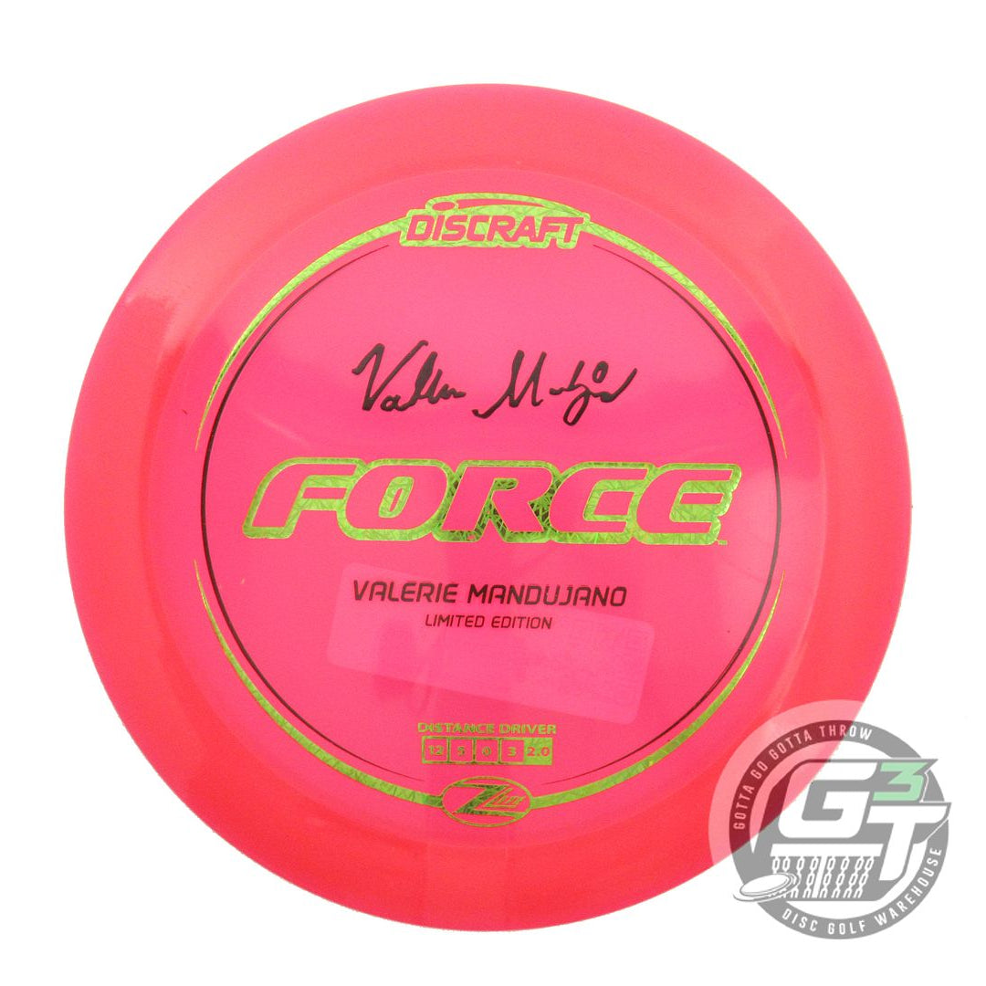 Discraft Limited Edition 2024 Elite Team Valerie Mandujano Z Lite Force Distance Driver Golf Disc (Individually Listed)