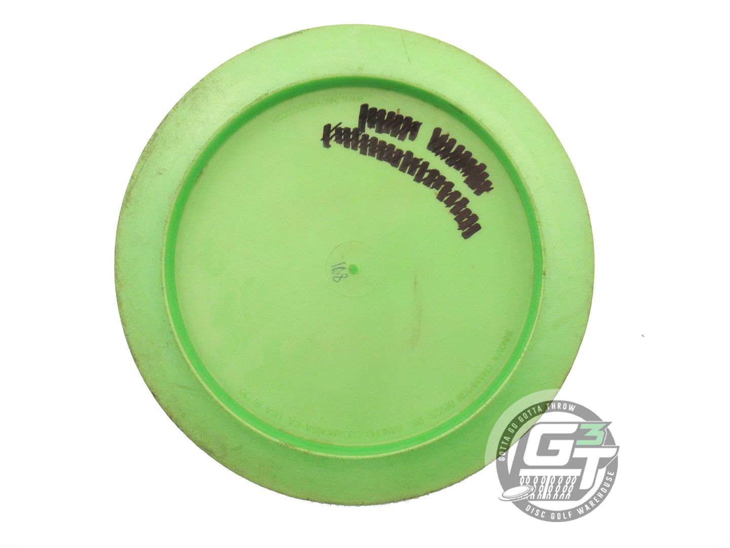 USED Innova GStar Boss 168g Lime Wiped Stamp Distance Driver Golf Disc