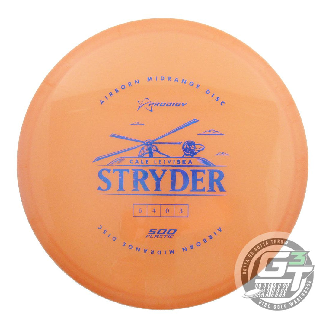 Prodigy Collab Series Cale Leiviska 500 Series Stryder Midrange Golf Disc (Individually Listed) - Gotta Go Gotta Throw
