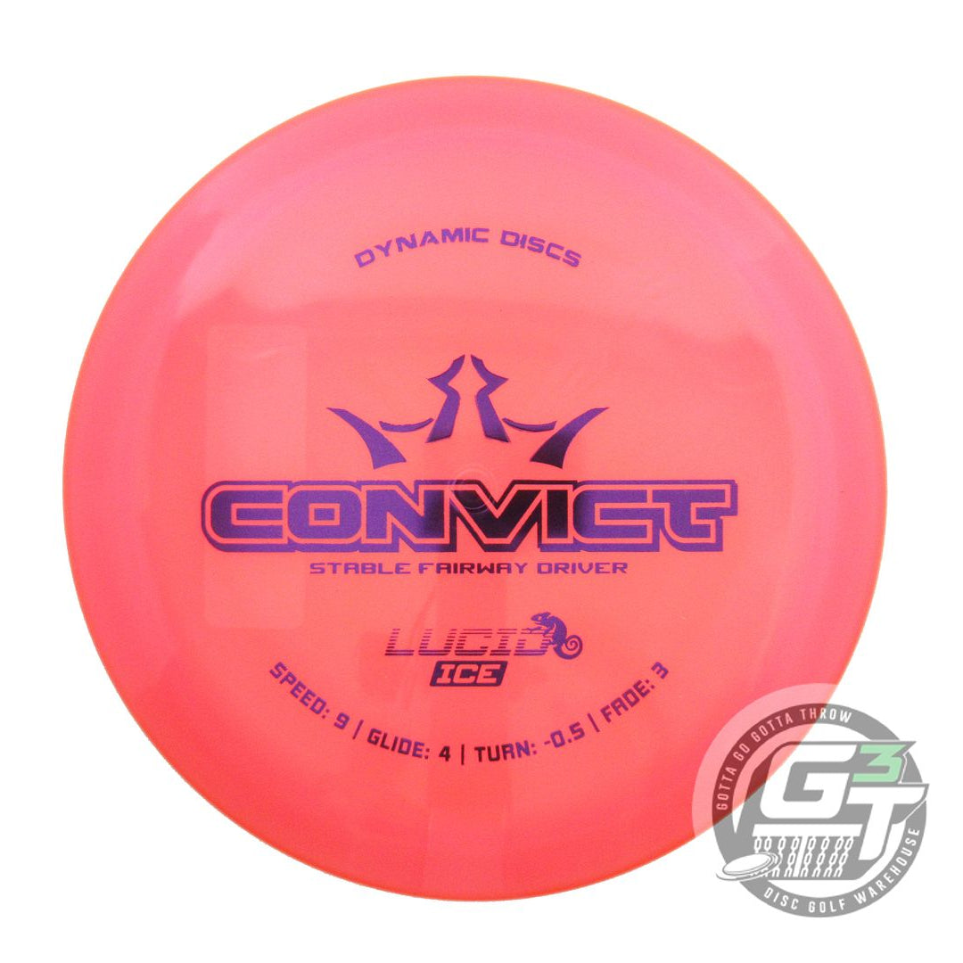 Dynamic Discs Chameleon Lucid Ice Convict Fairway Driver Golf Disc (Individually Listed)