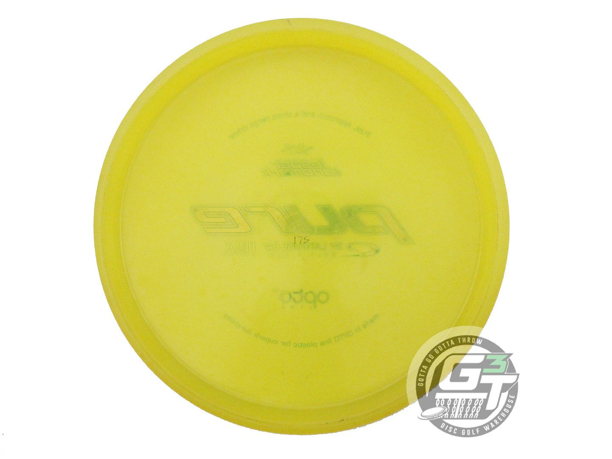 USED Latitude 64 Opto Pure 174g Yellow Green Foil Putter Golf Disc