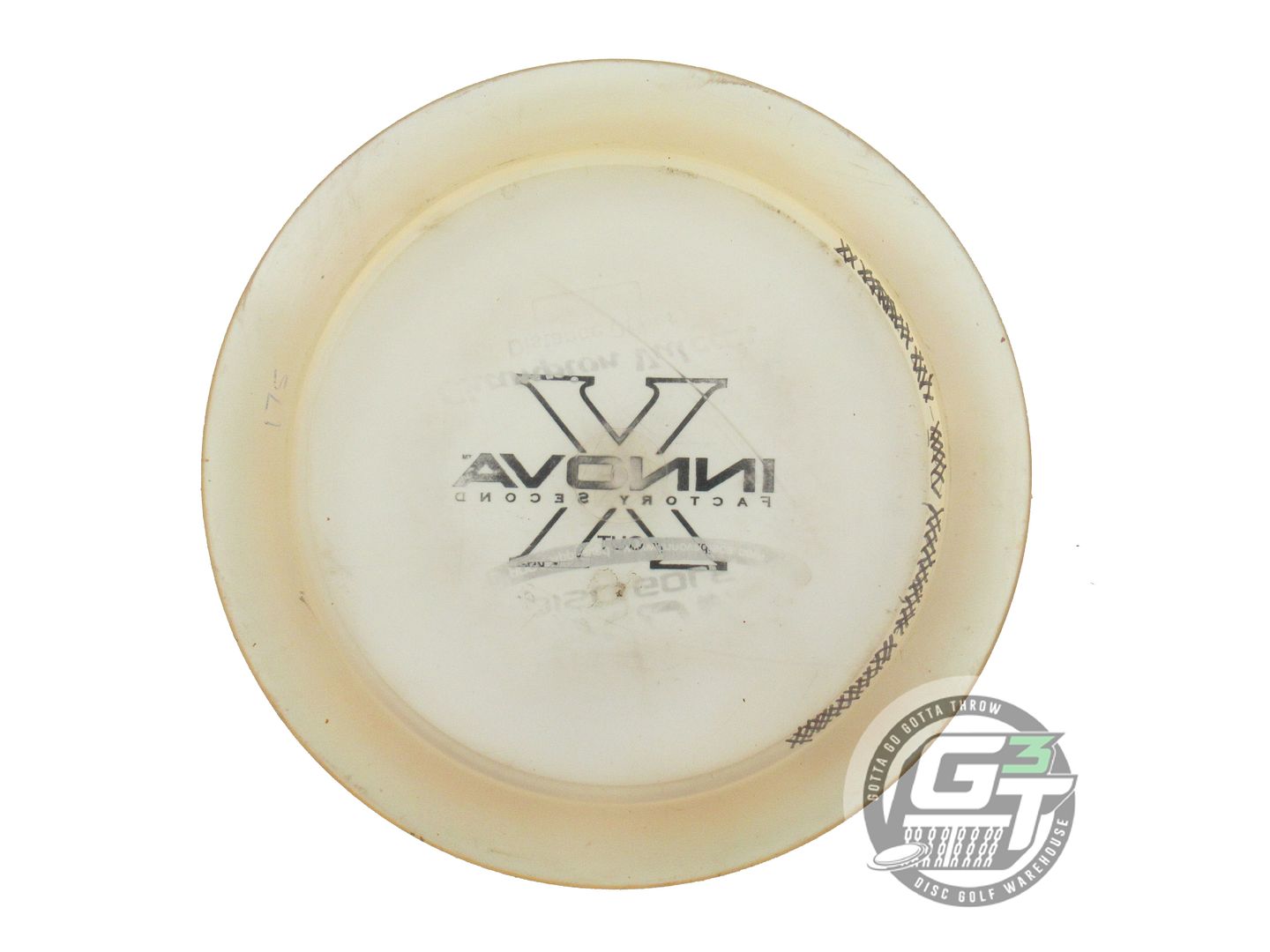 USED Innova X-OUT Champion Vulcan 175g Lt. Peach Distance Driver Golf Disc