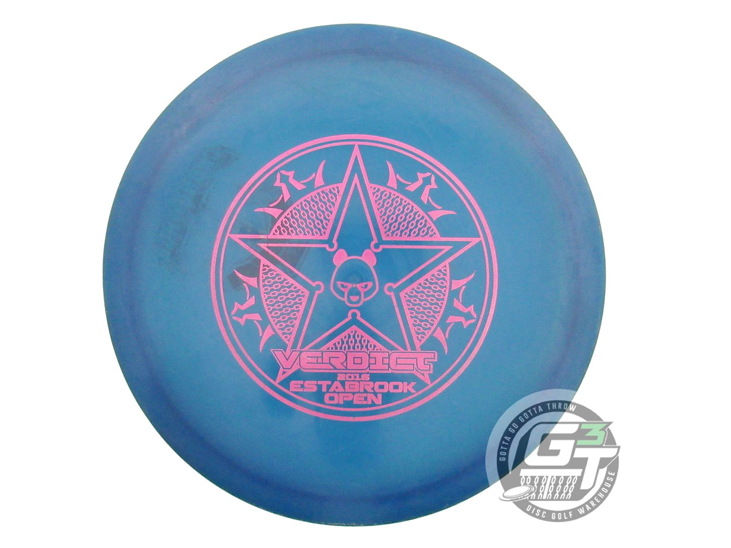 USED Dynamic Discs Lucid Verdict 175g Blue Pink Foil Midrange Golf Disc