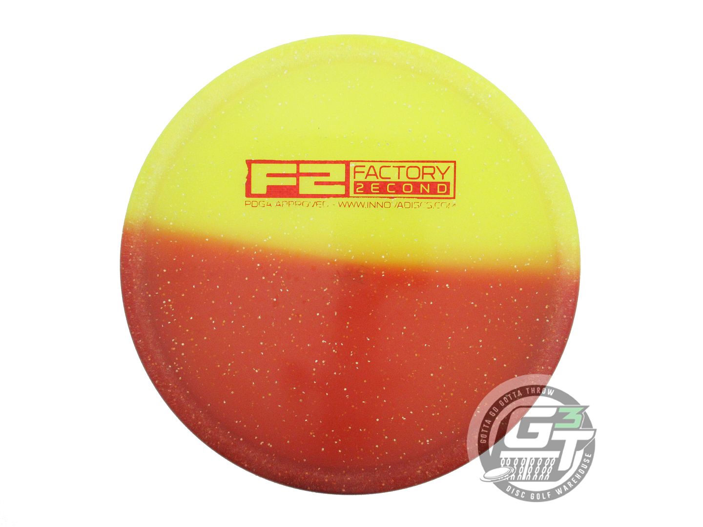 USED Innova X-OUT Metal Flake Champion Gator 174g Yellow HOME DYED Midrange Disc