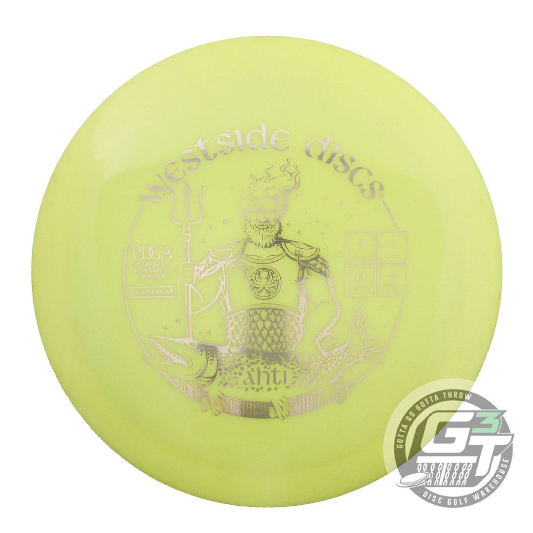 USED Westside Discs Tournament Ahti 173g Yellow Gold Foil Fairway Driver Disc