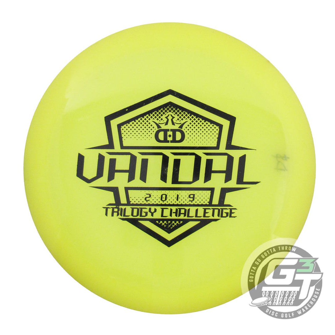 USED Dynamic Discs Lucid Vandal 174g Yellow Black Stamp Distance Driver Disc