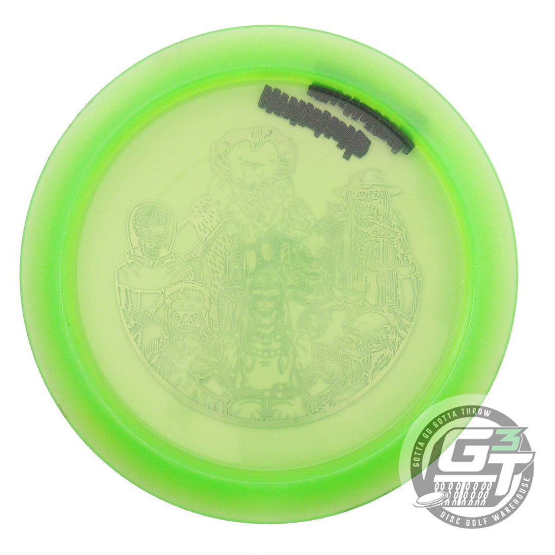 USED Westside Discs HALLOWEEN Glimmer VIP Boatman 173g Lime Distance Driver Disc