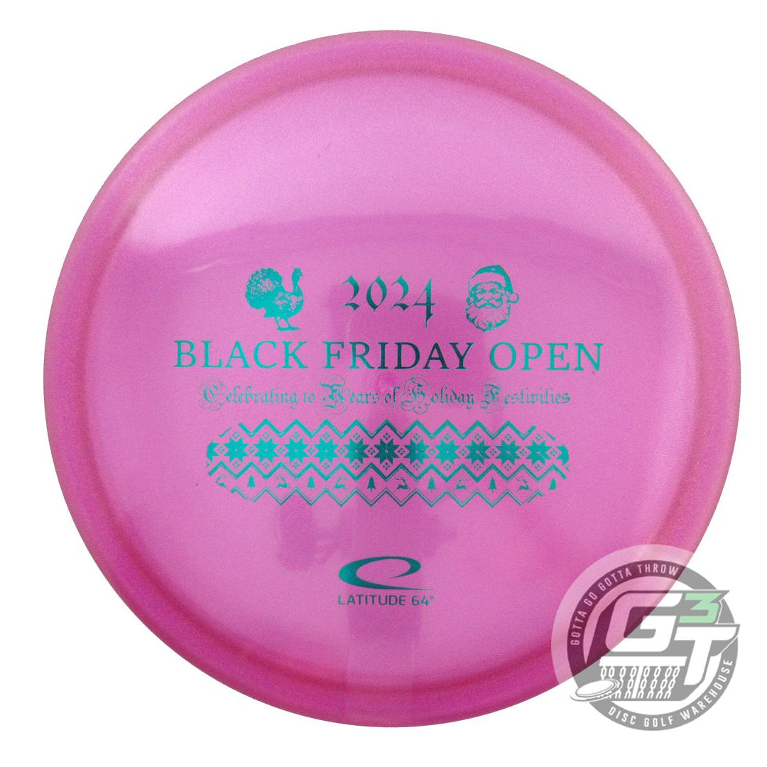 NOS Dynamic Discs Lucid Ice Glimmer Verdict 171g Magenta Midrange Golf Disc