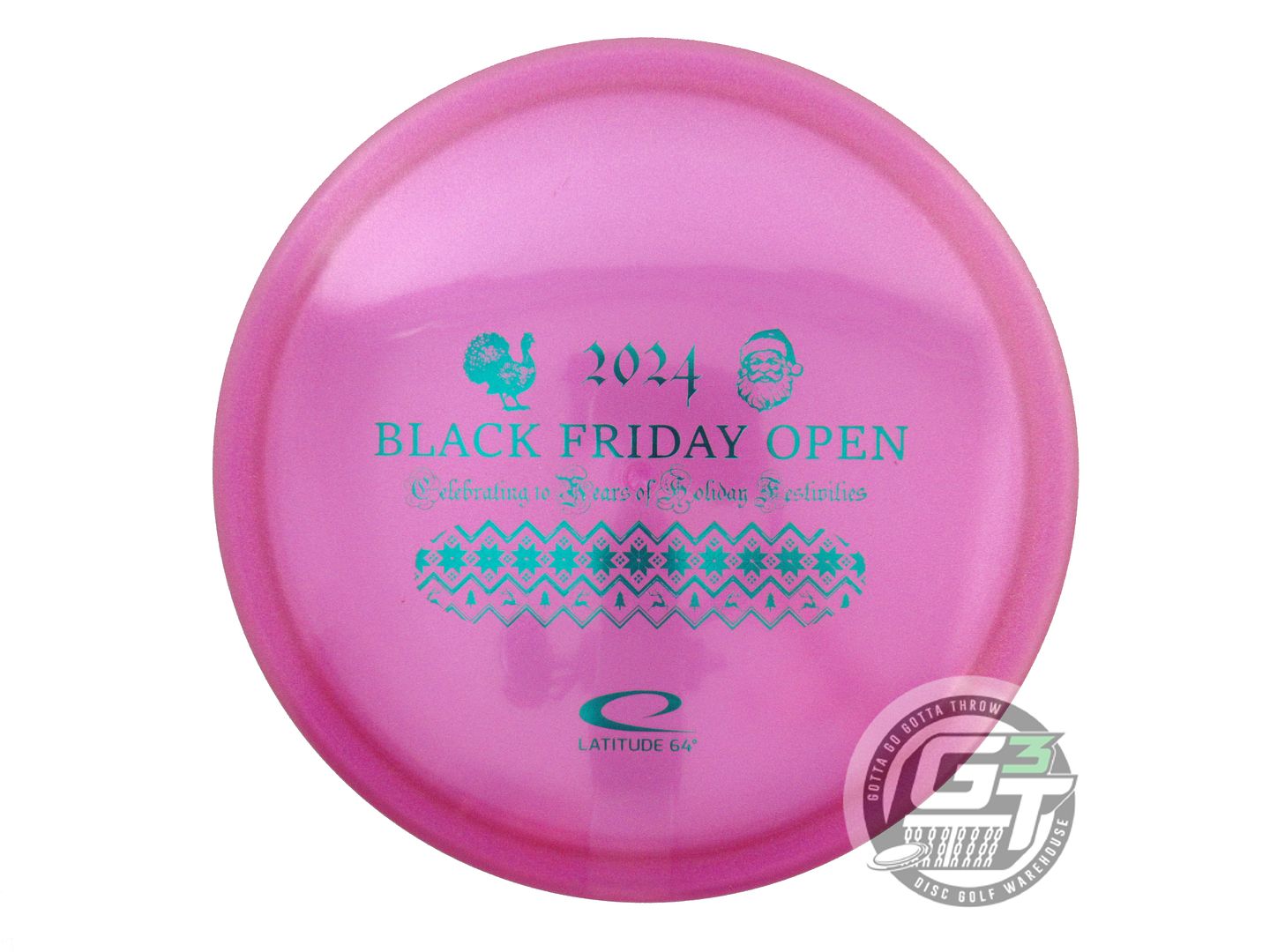 NOS Dynamic Discs Lucid Ice Glimmer Verdict 171g Magenta Midrange Golf Disc