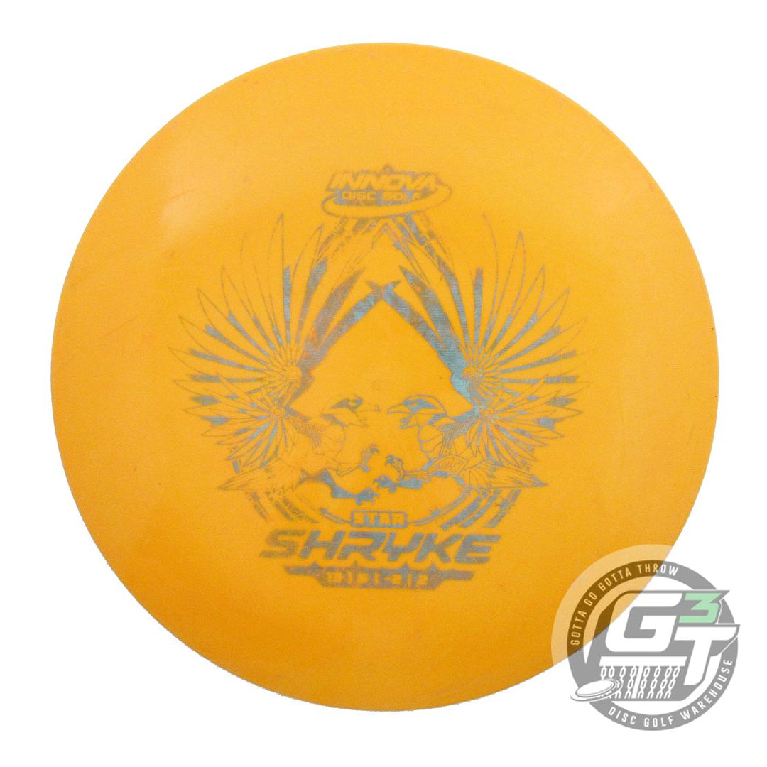 USED Innova Star Shryke 176g Marigold Teal Shatter Distance Driver Golf Disc