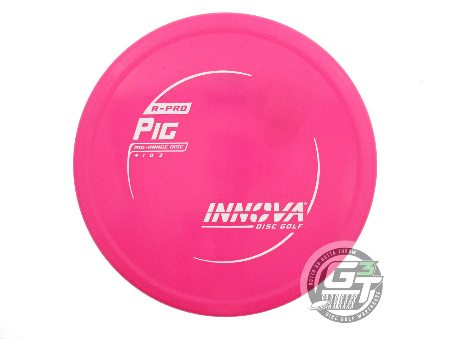 USED Innova R-Pro Pig 175g Magenta White Stamp Putter Golf Disc