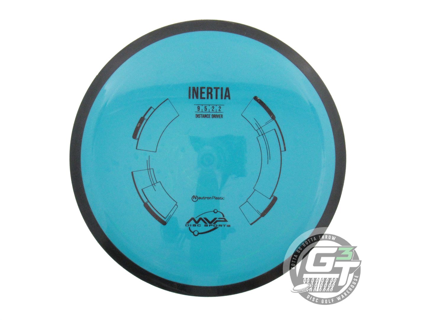USED MVP Disc Sports Neutron Inertia 170g Teal Distance Driver Golf Disc