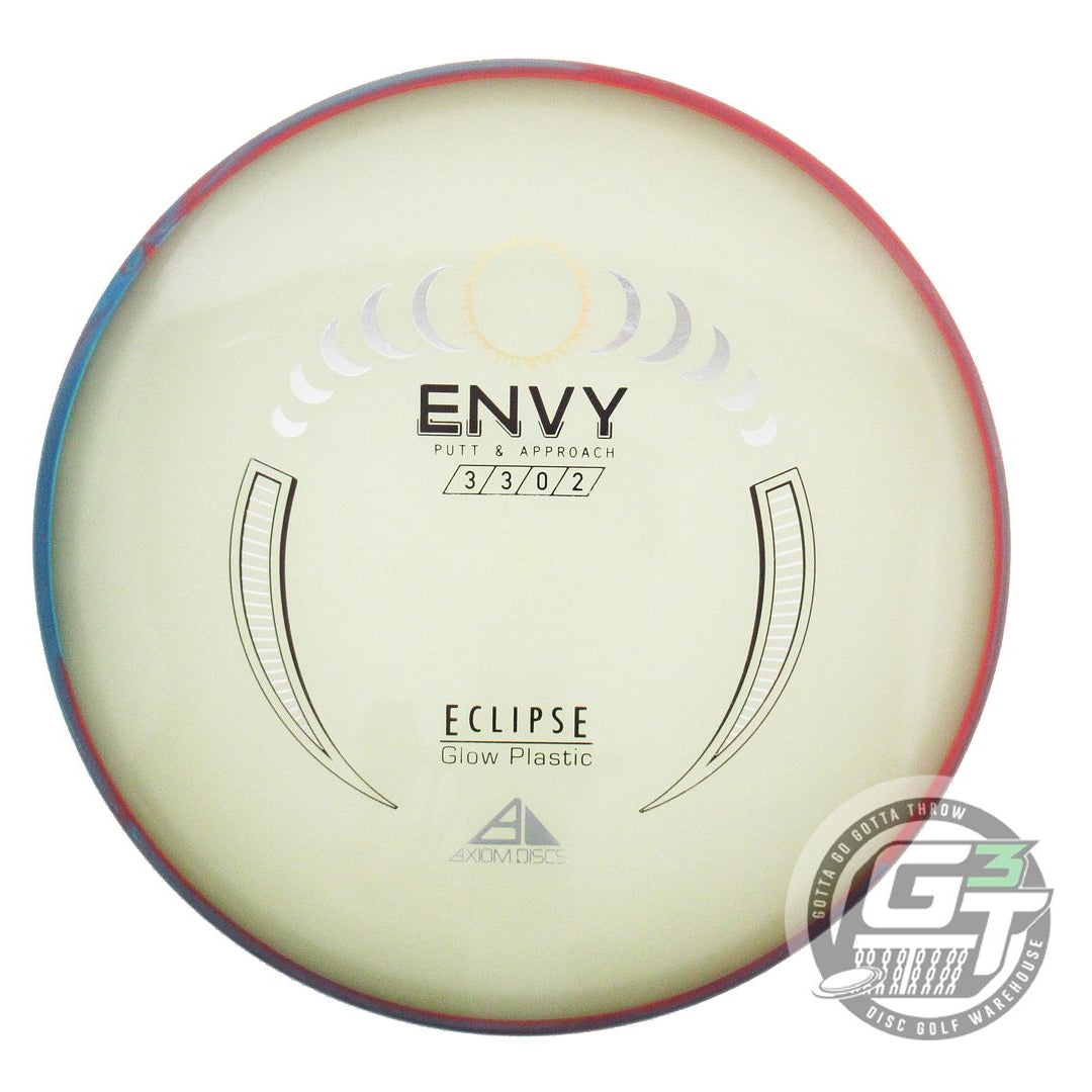 USED Axiom Discs Eclipse Proton Envy 174g Red-Blue Rim Putter Golf Disc