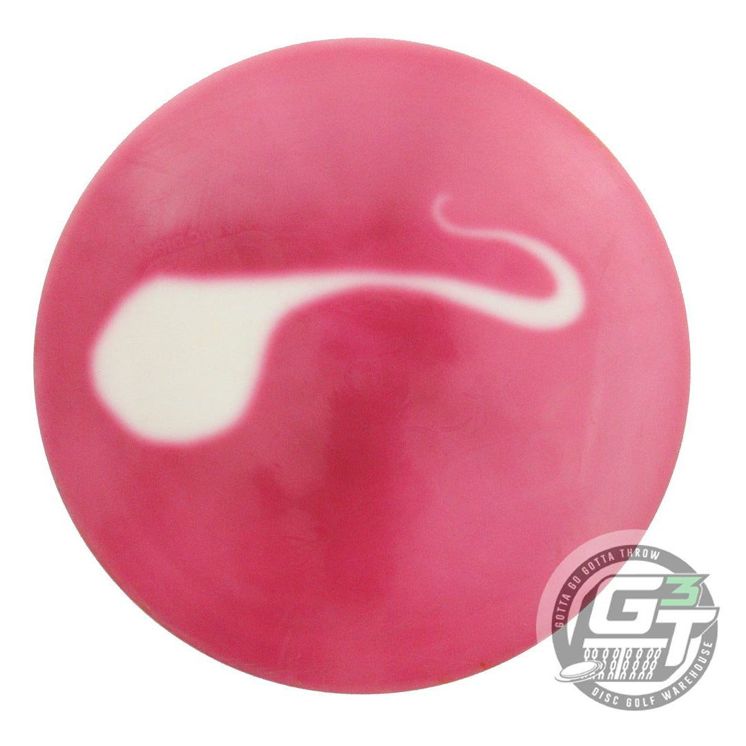 USED Dynamic Discs Fuzion Enforcer 173g White HOME DYED Distance Driver Disc