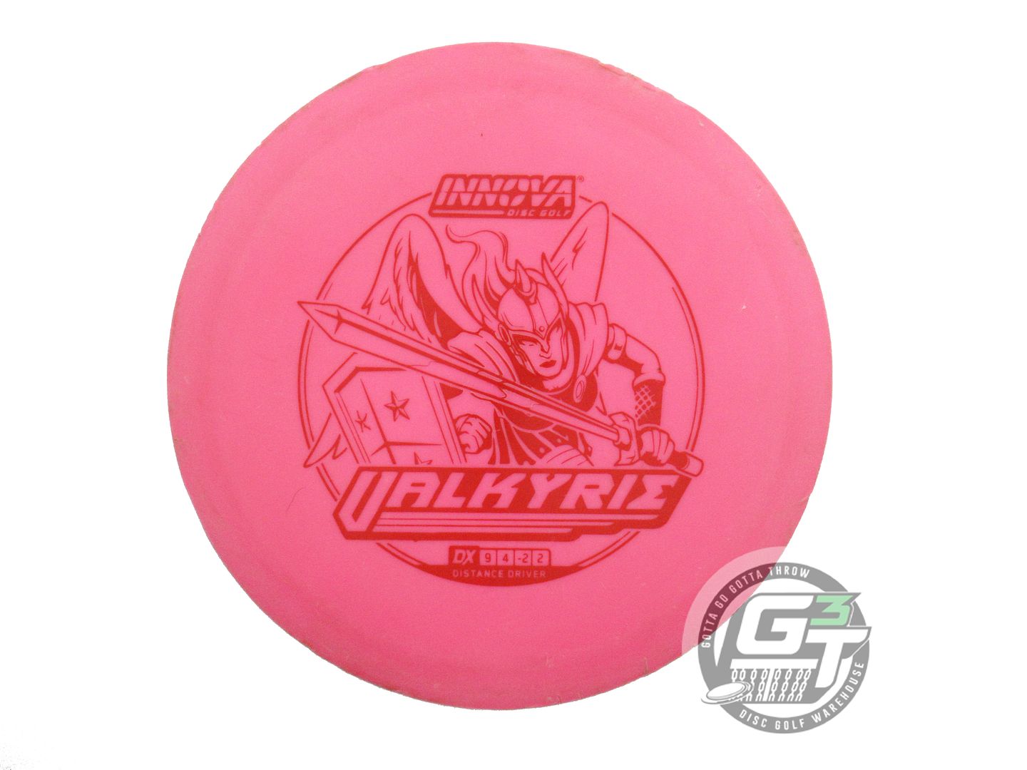 USED Innova DX Valkyrie 175g Pink Red Stamp Distance Driver Golf Disc