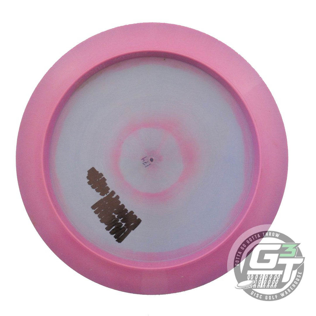 USED Discraft ESP Nuke OS 174g Pink-Teal Purple Stamp Distance Driver Golf Disc